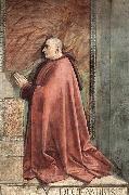 GHIRLANDAIO, Domenico Portrait of the Donor Francesco Sassetti painting